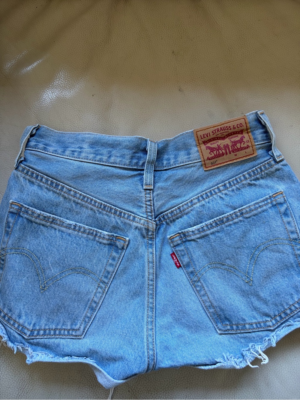 Classic Levi's Blue Denim 501 Jeans